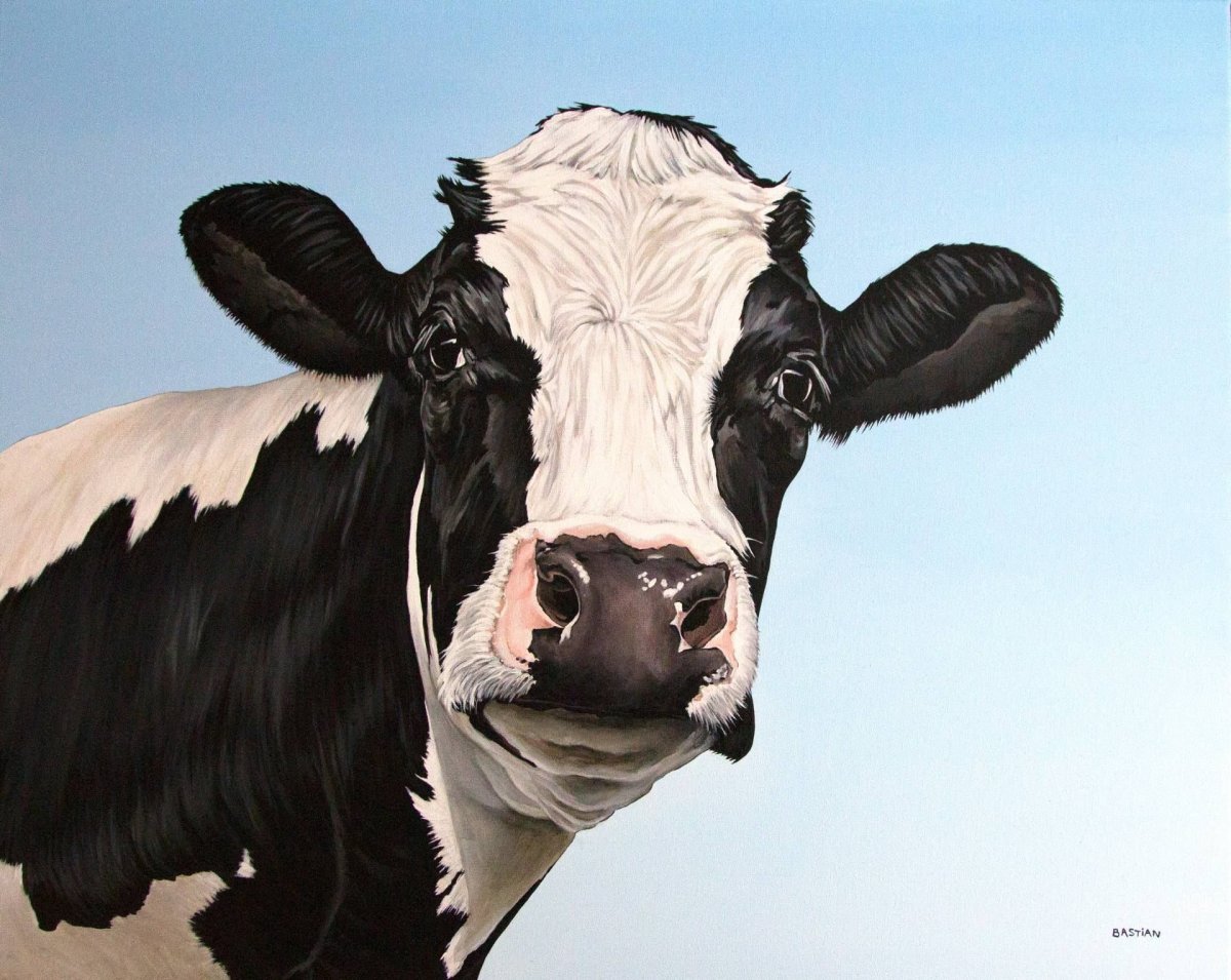 Лицо коровы