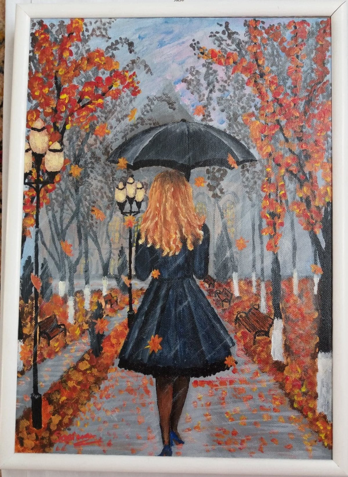 Под зонтиком