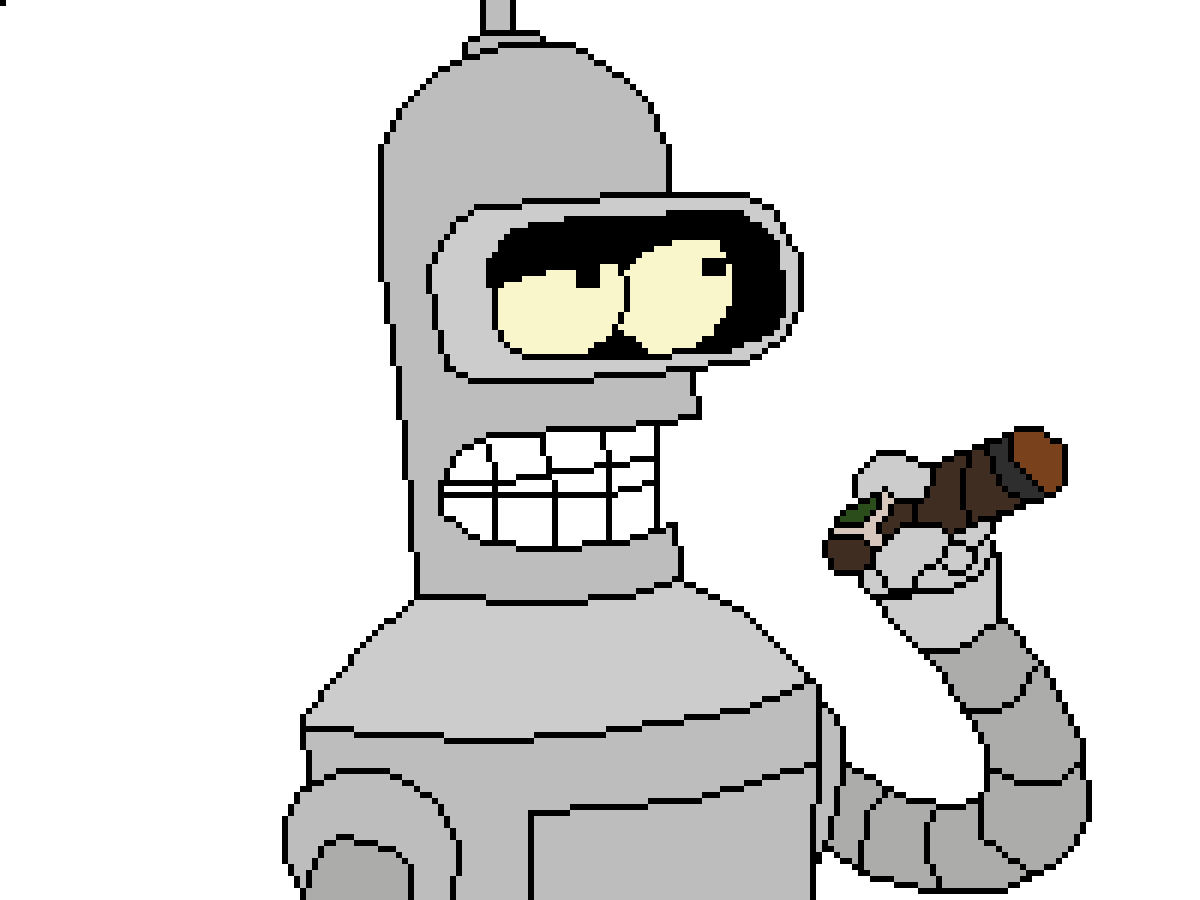 Бендер Футурама вектор