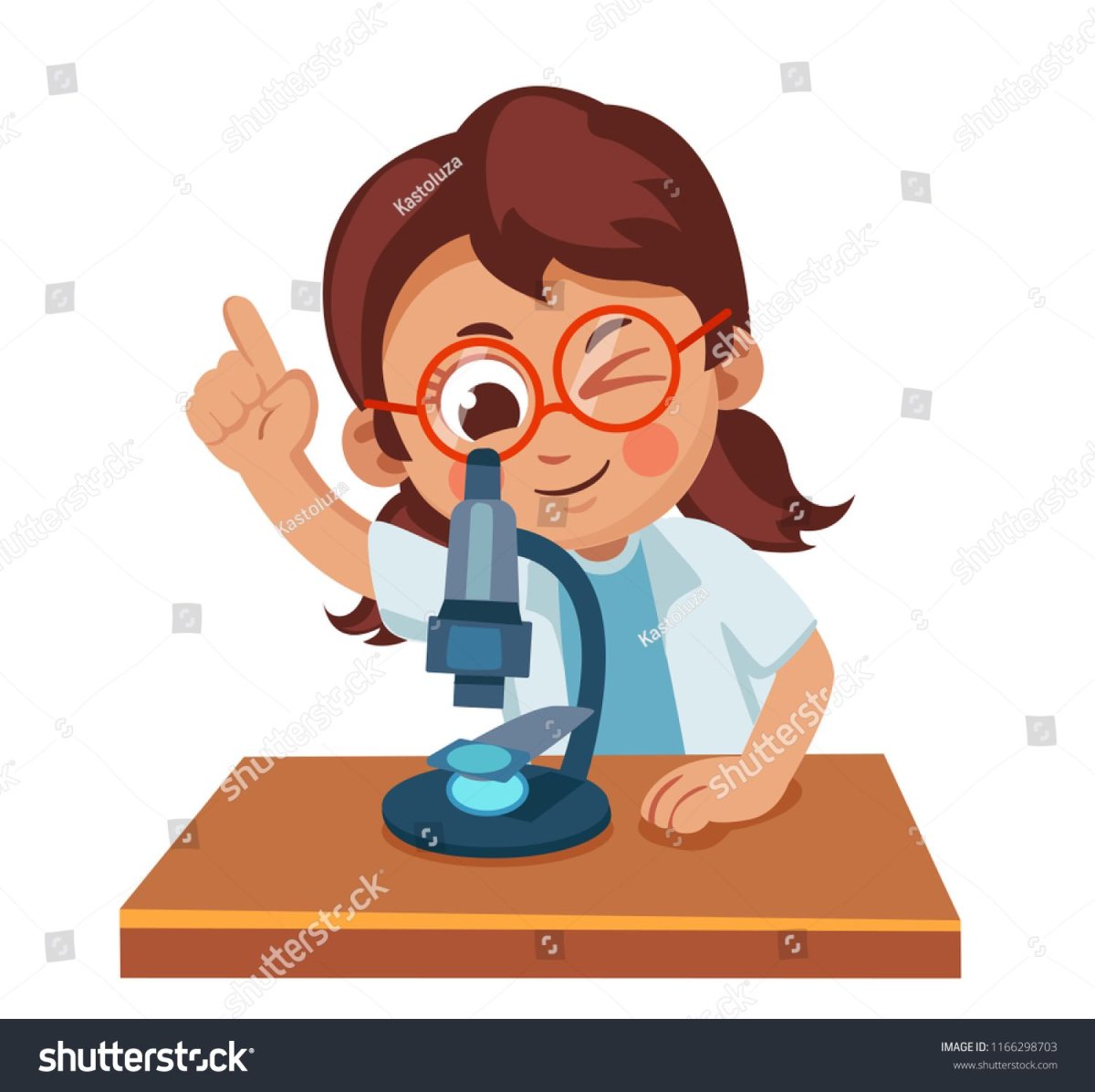 Ученый с лупой