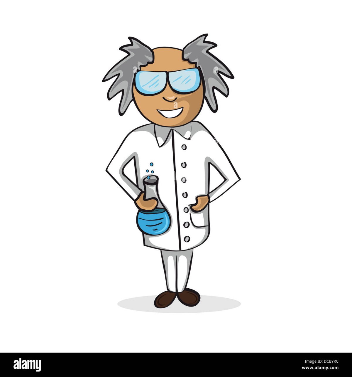 Профессия ученый вектор