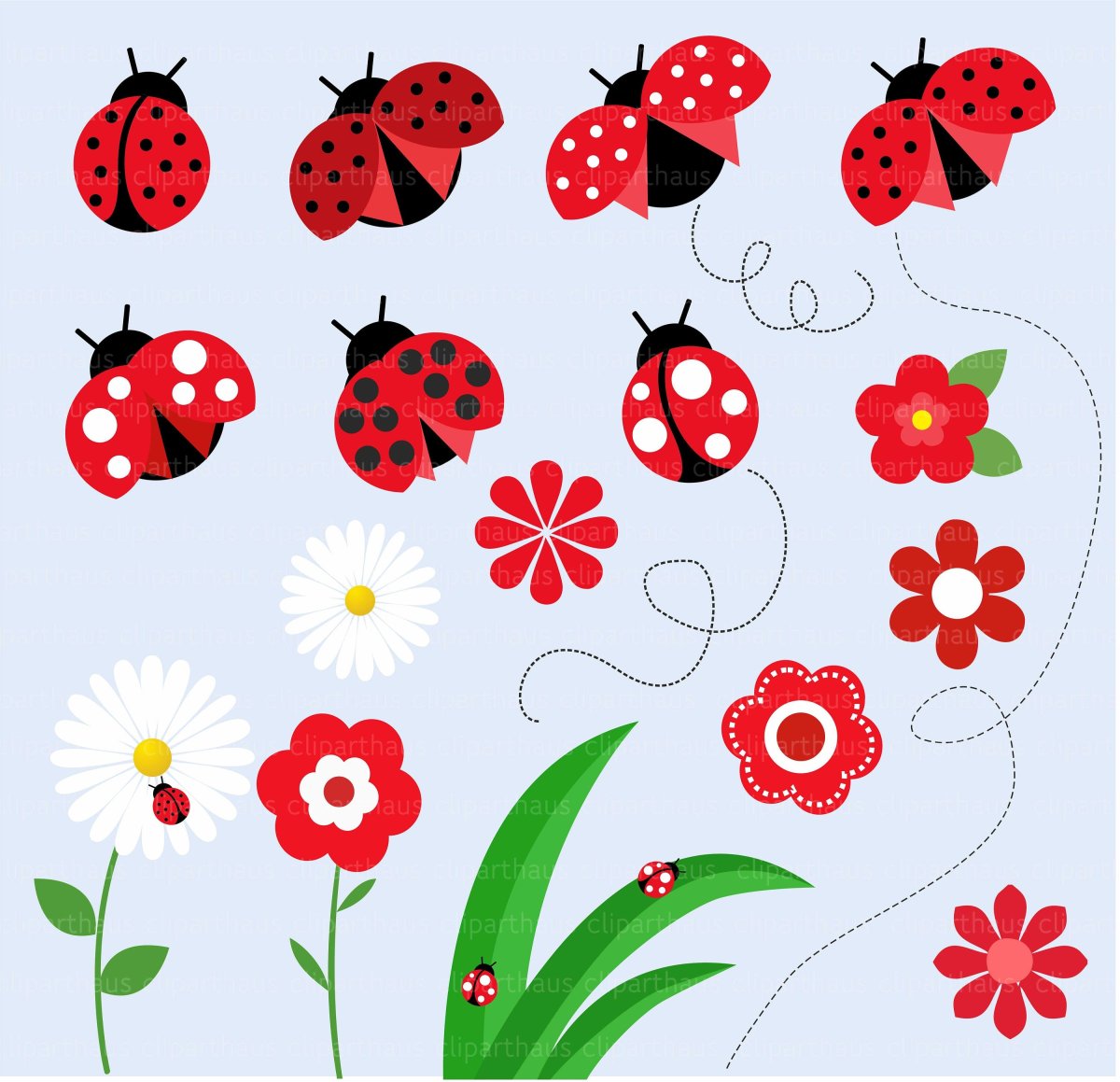 Божья коровка орнамент