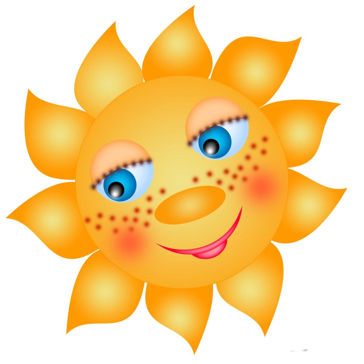 Солнышки на одном листе