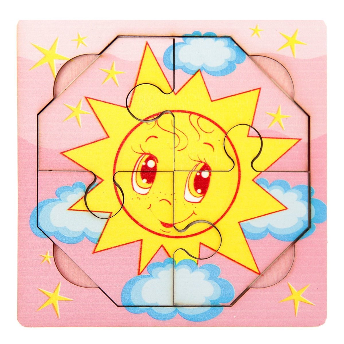 Пазлы солнышко для детей