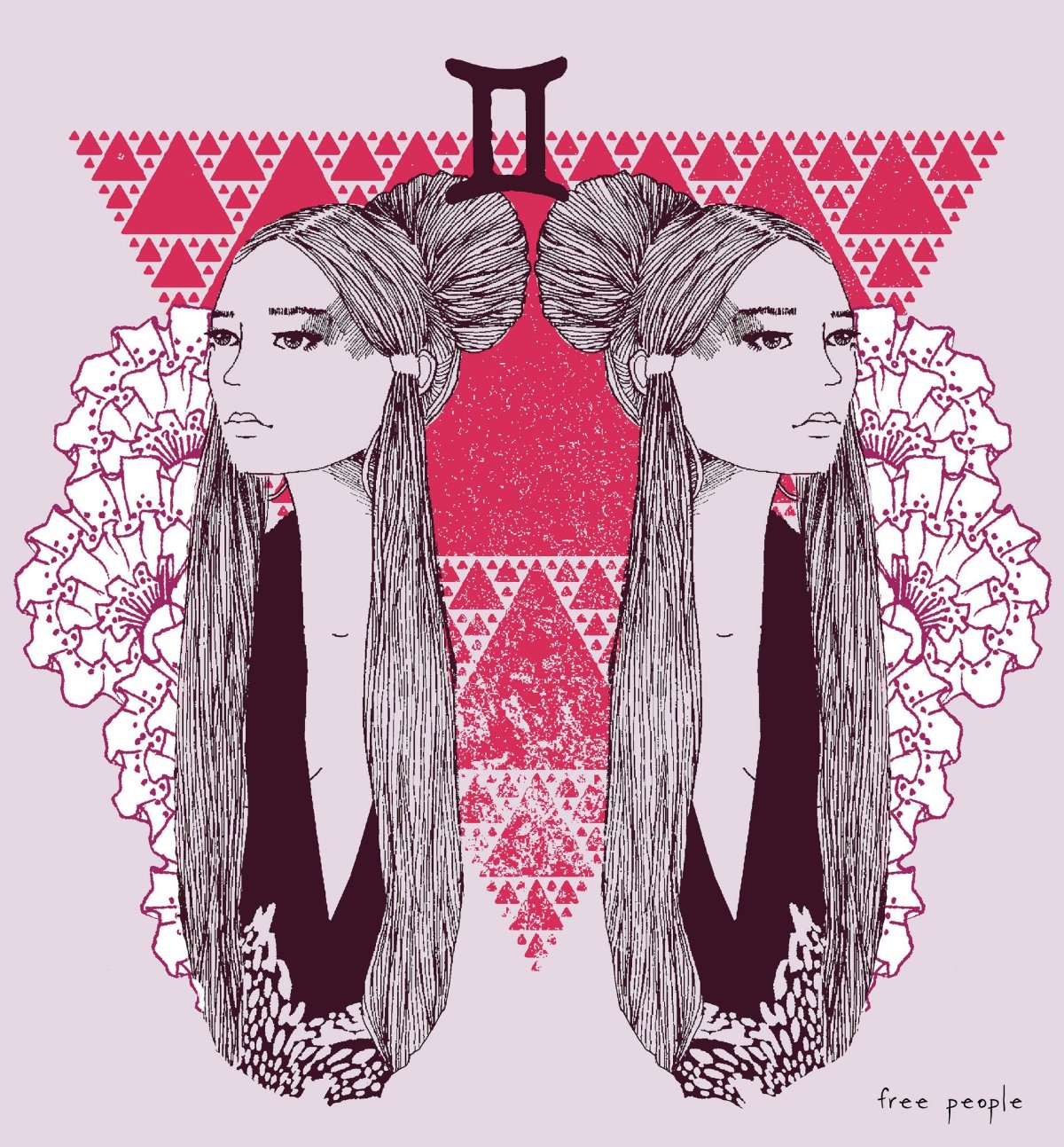 Близнецы Зодиак арт