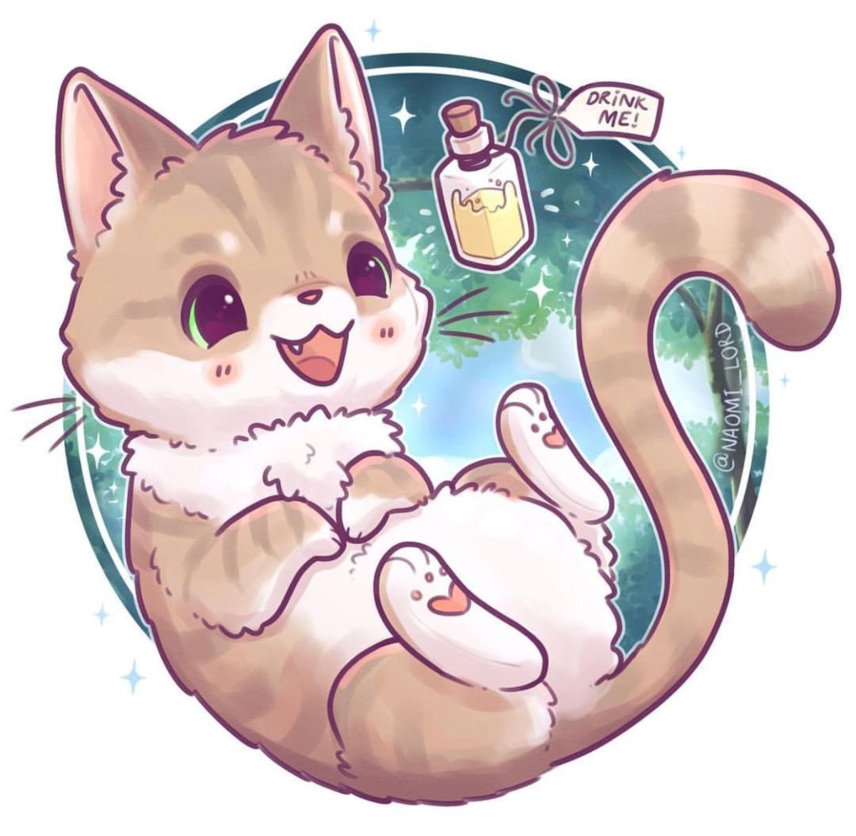 Котики с сердечками