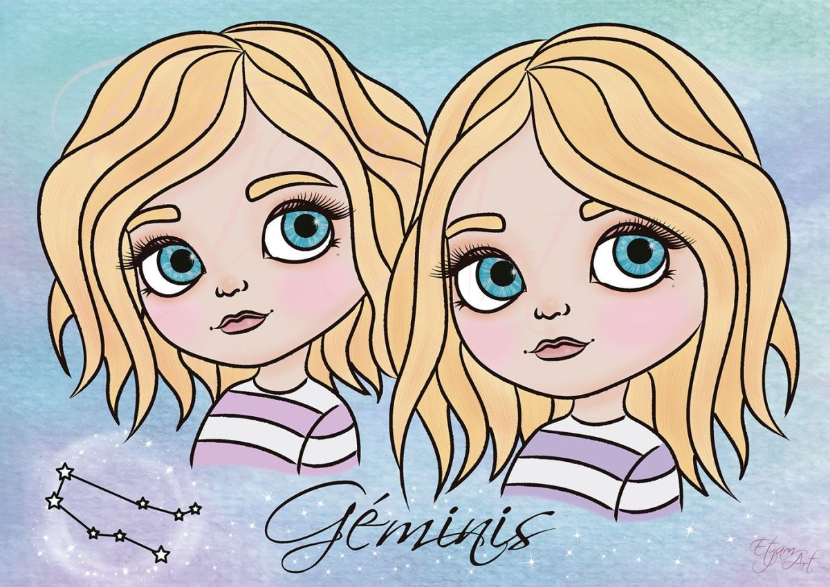 Рисунки близняшек