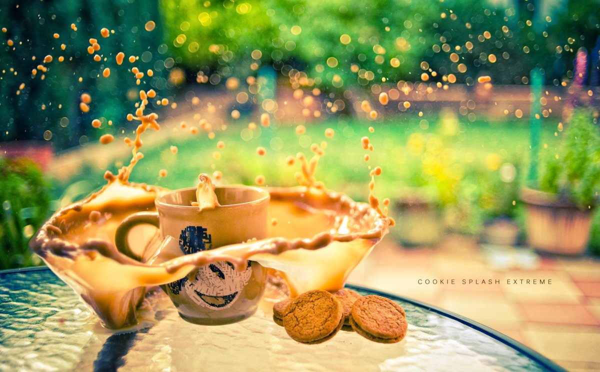 Волшебное утро яркое