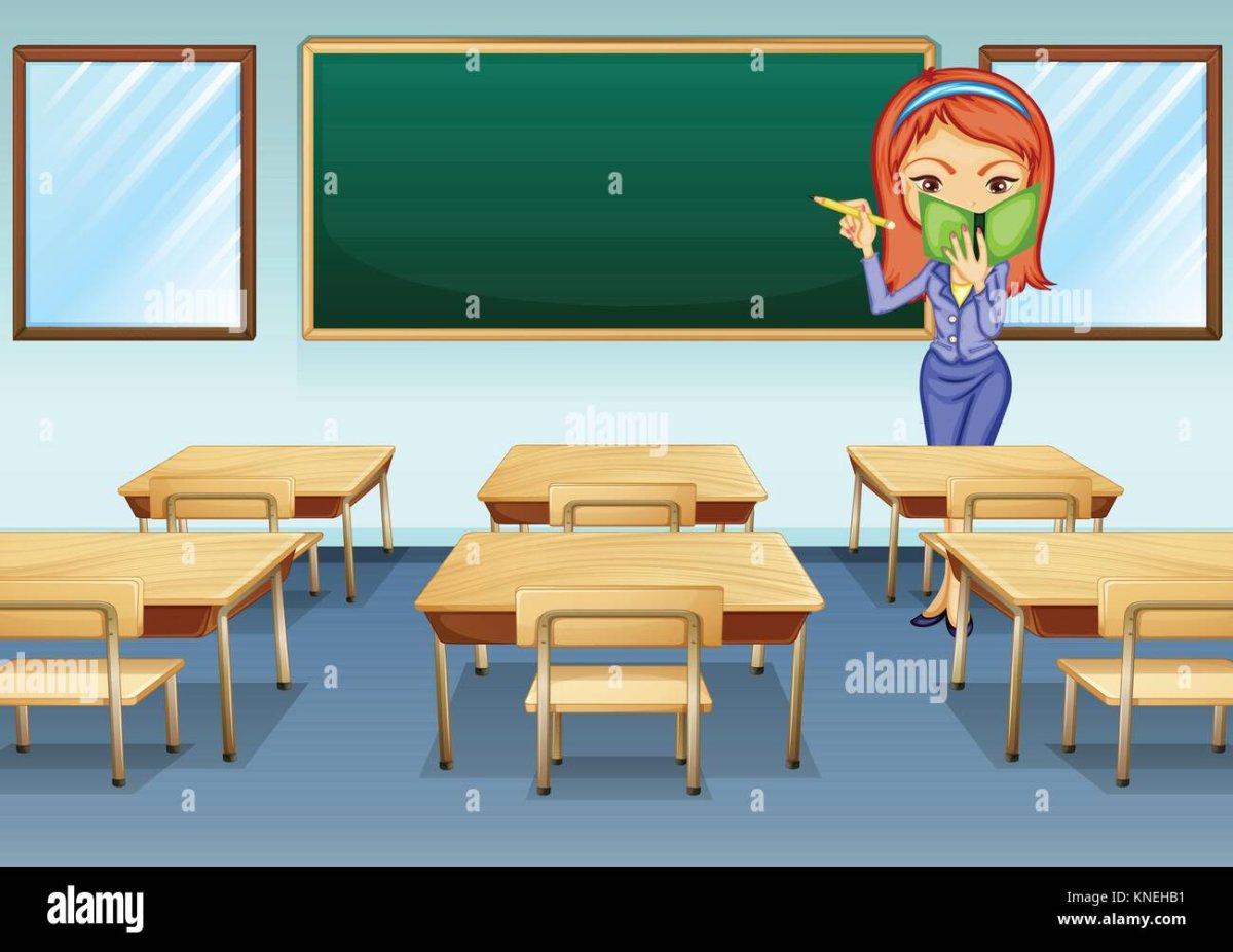 Пустой класс мультяшный