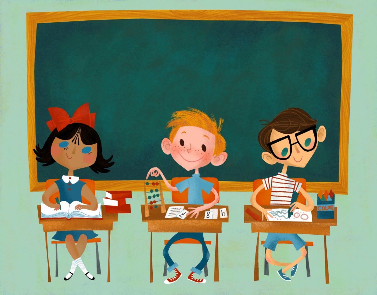 Ученики мультяшные