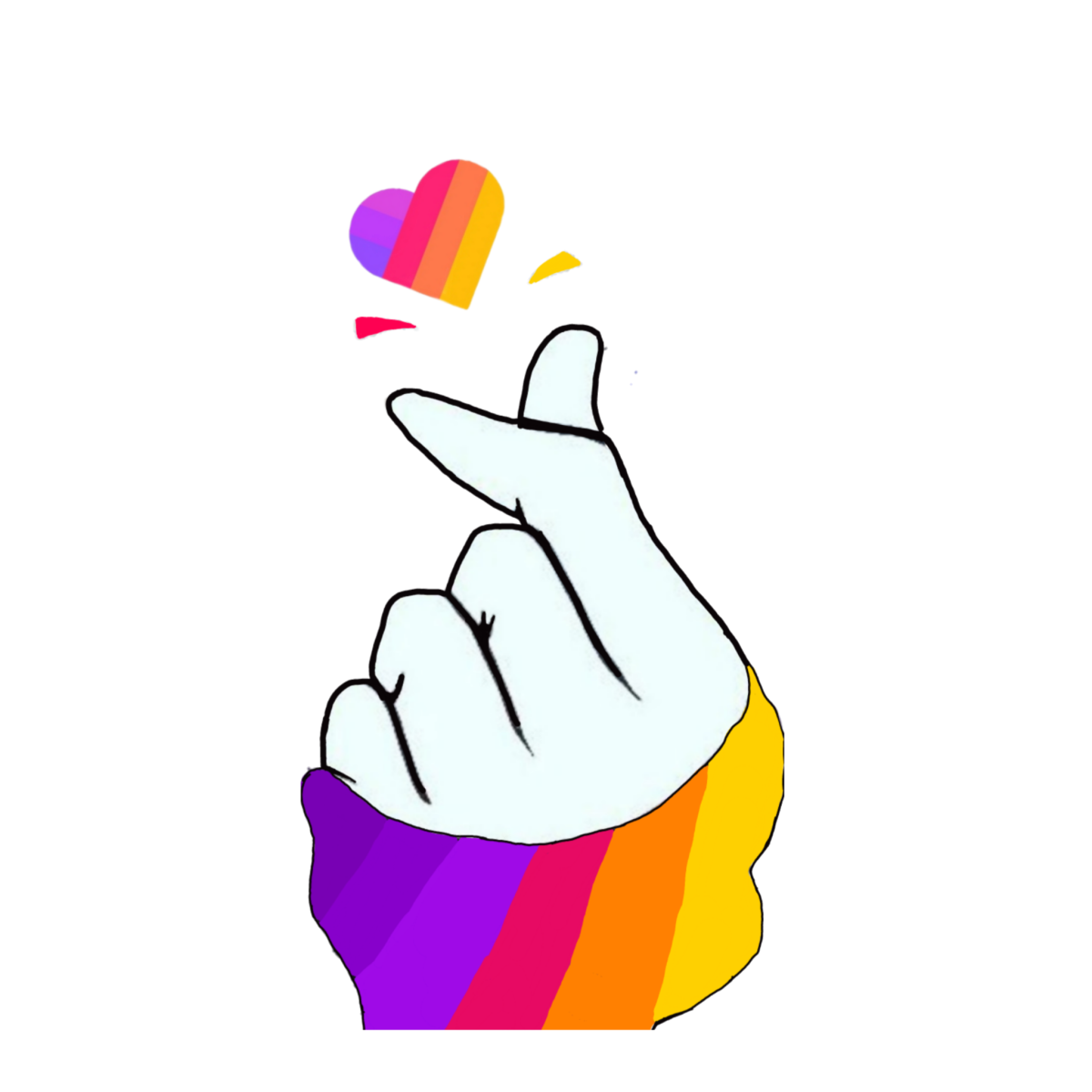 Радужный лайк