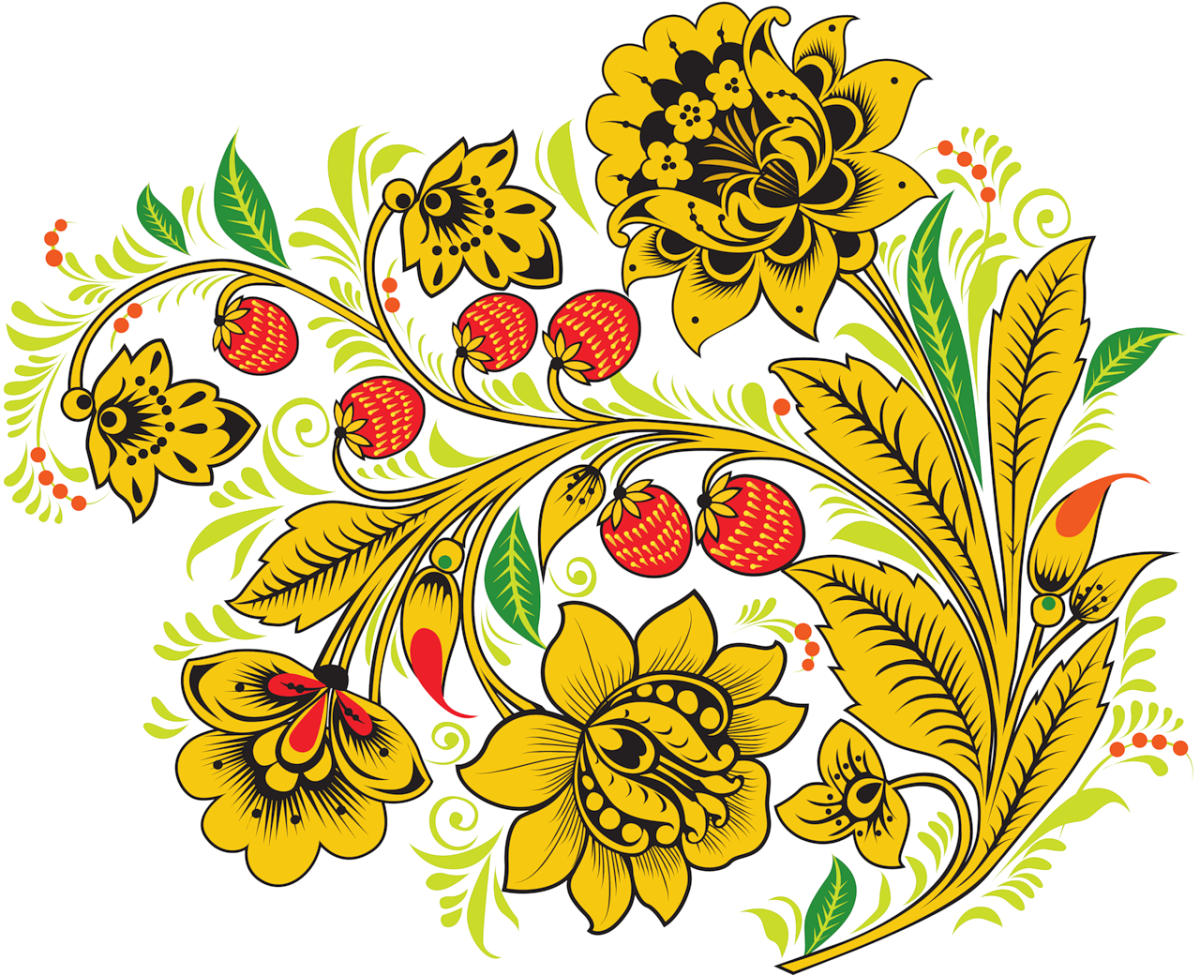 Народные росписи Хохломская роспись