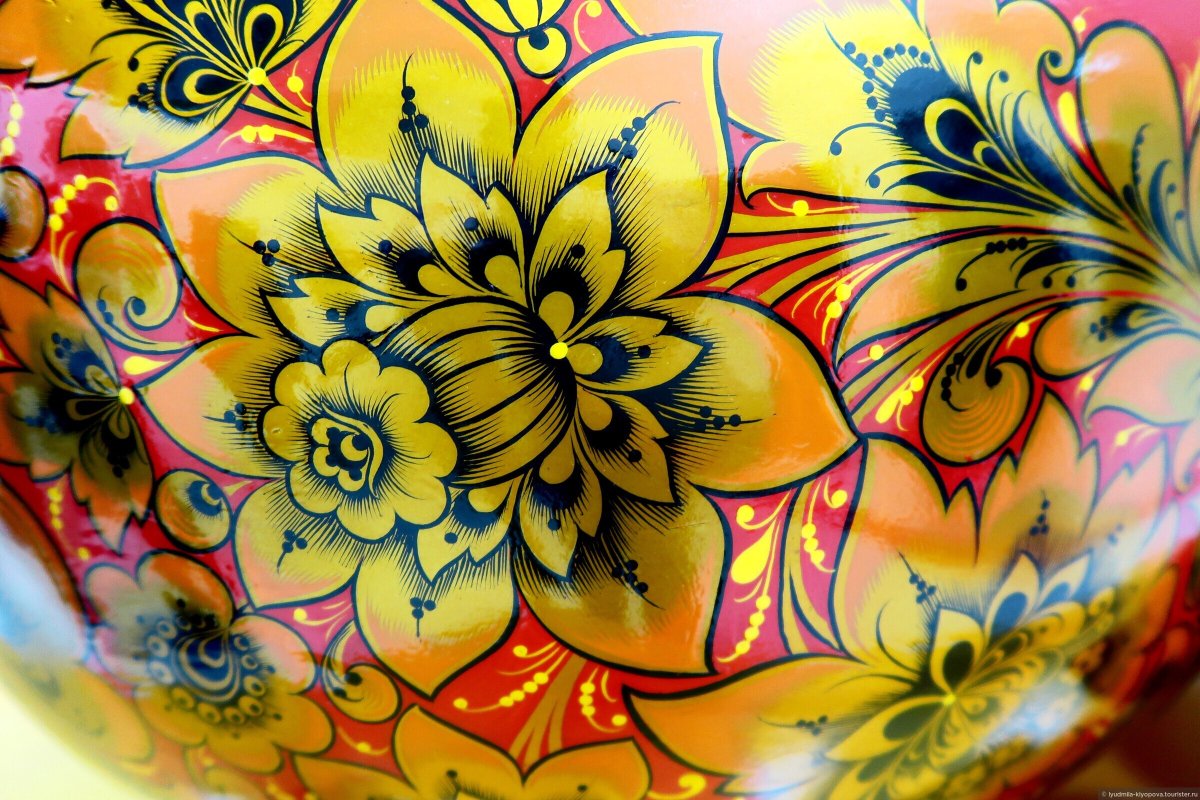 Современная Хохлома