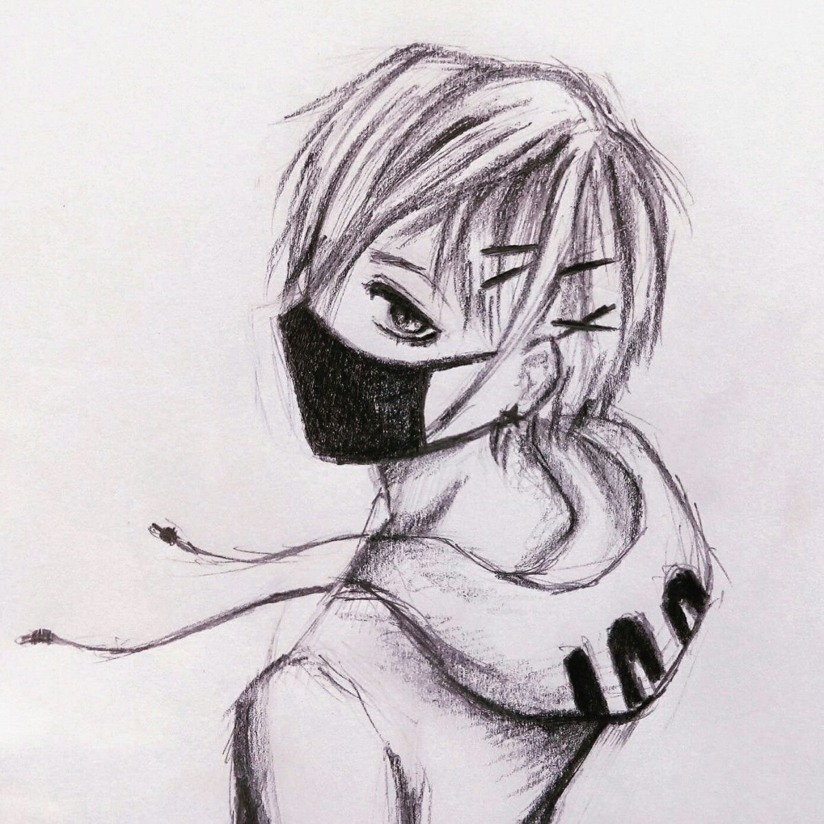 Арты черно белые для срисовки