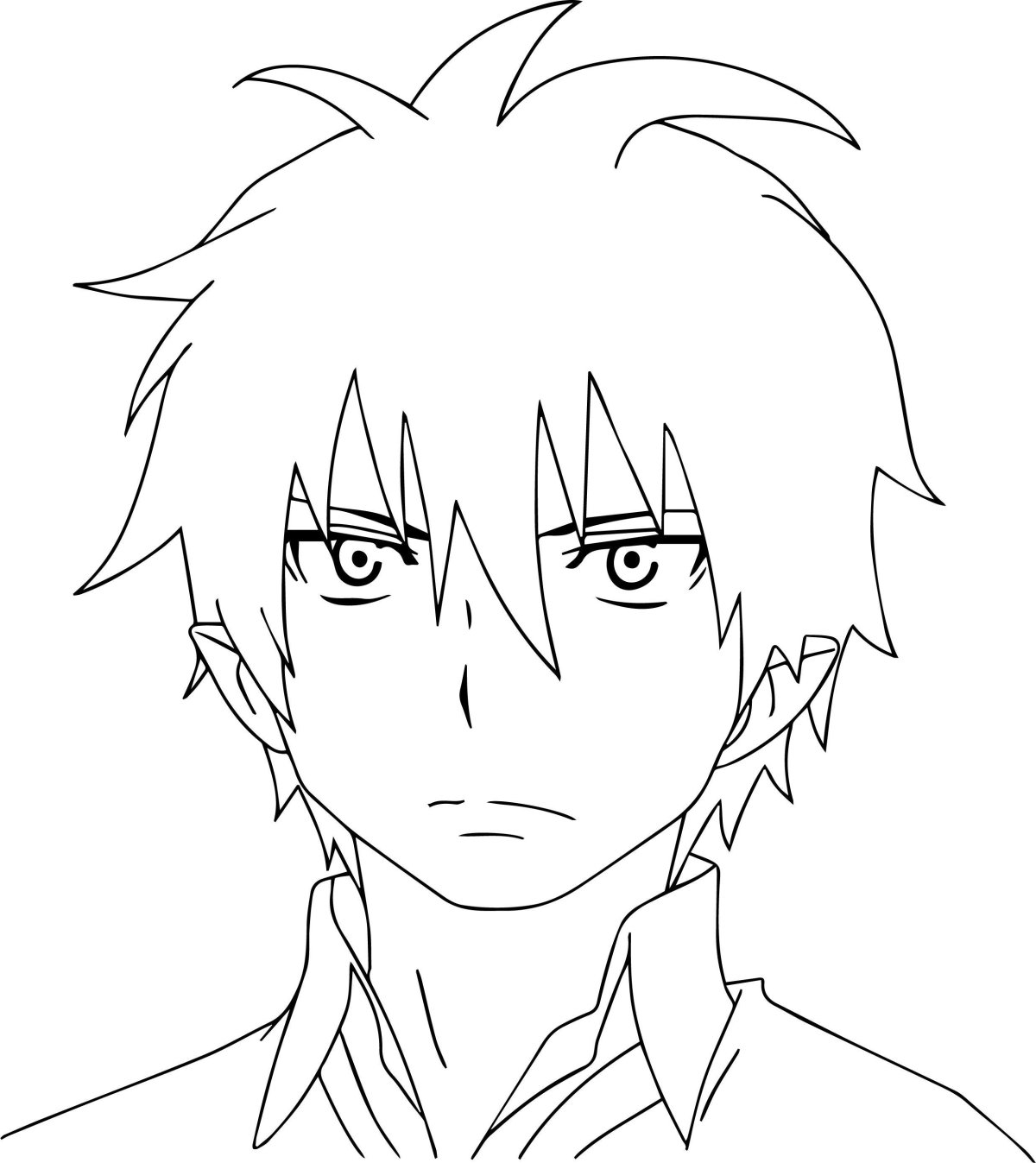 Аниме парни для срисовки