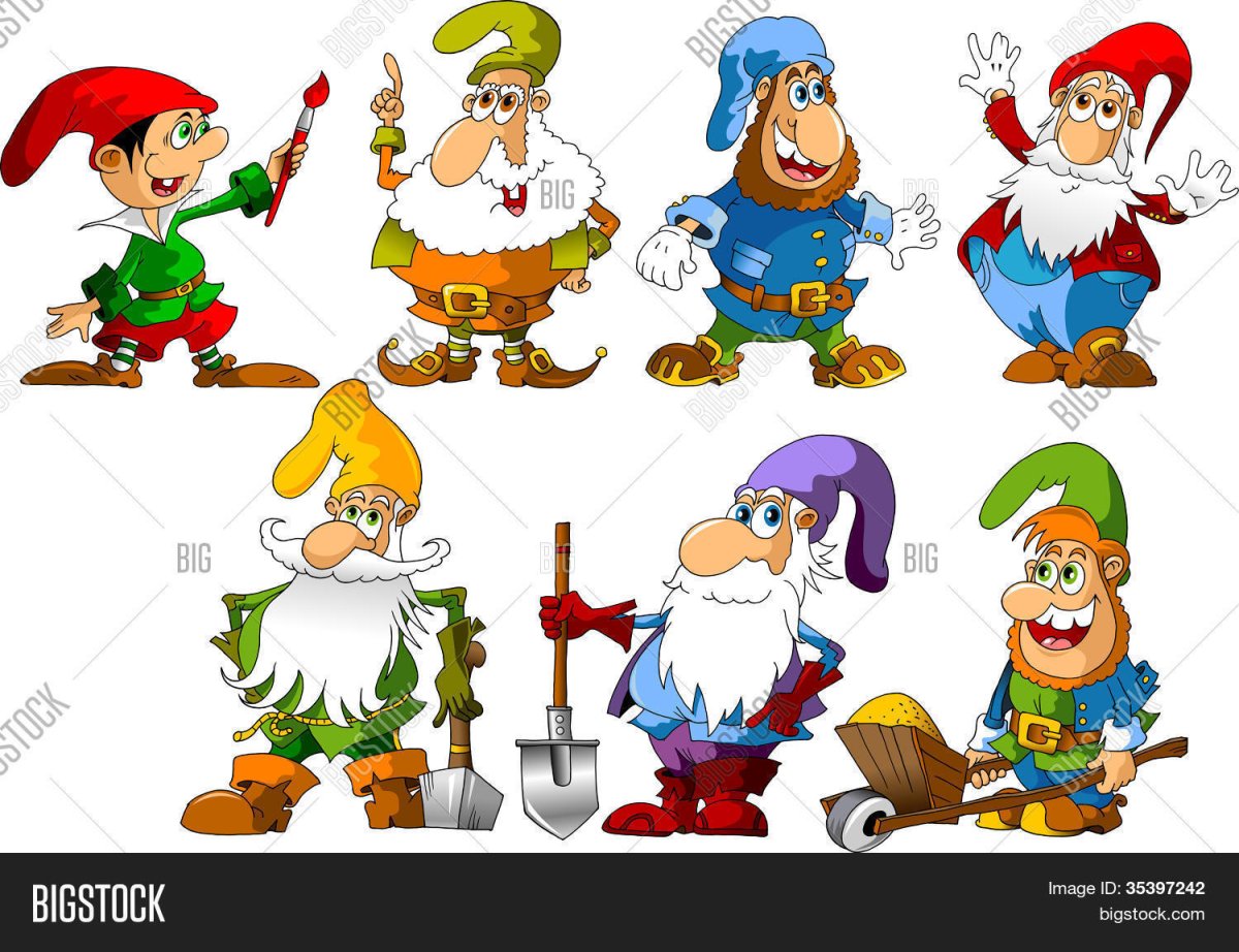 Силуэтные Гномы