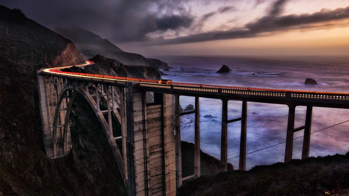 Штат Калифорния Биксби бридж