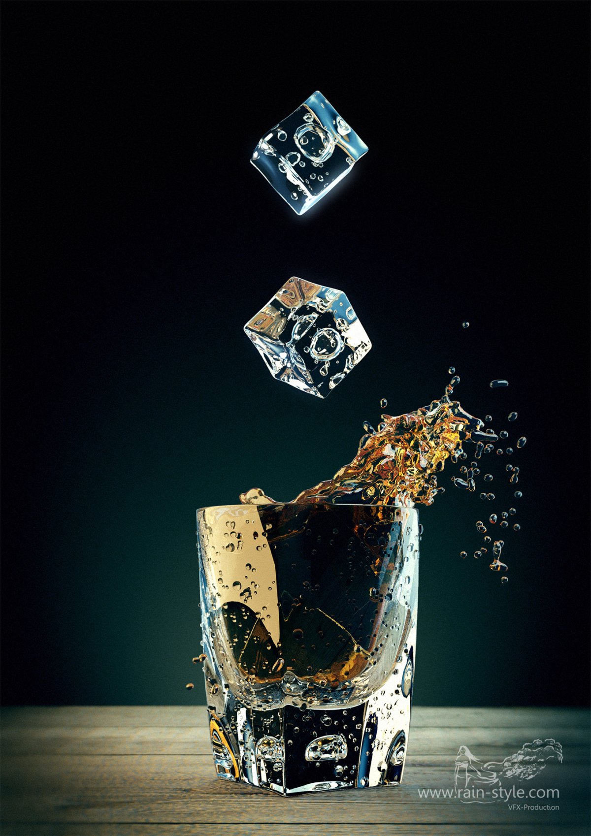 Лед в стакане