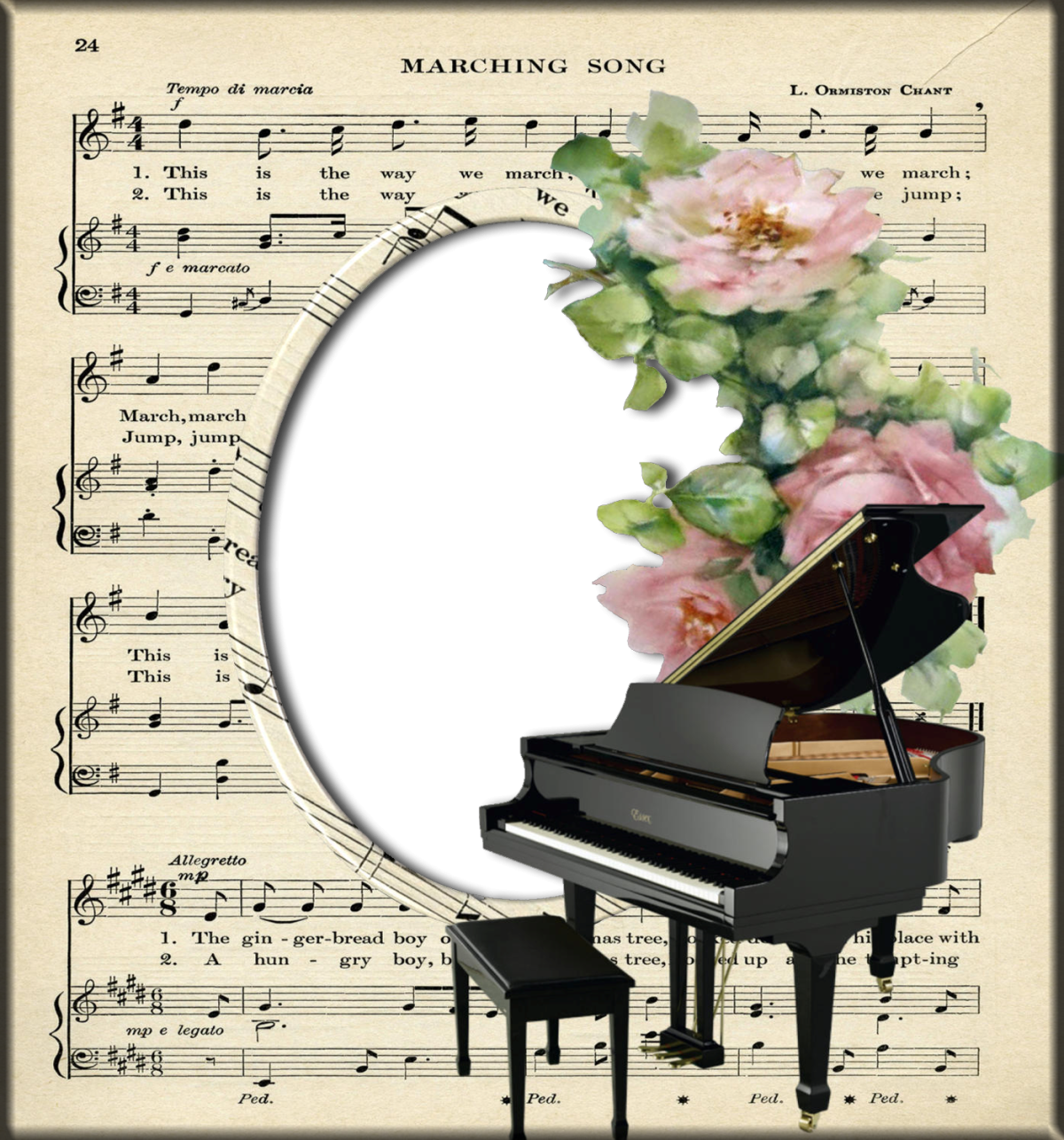 Рамка для учителя музыки