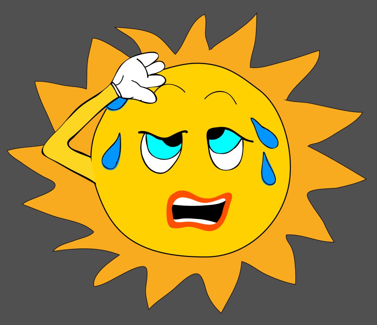 Веселое и грустное солнышко