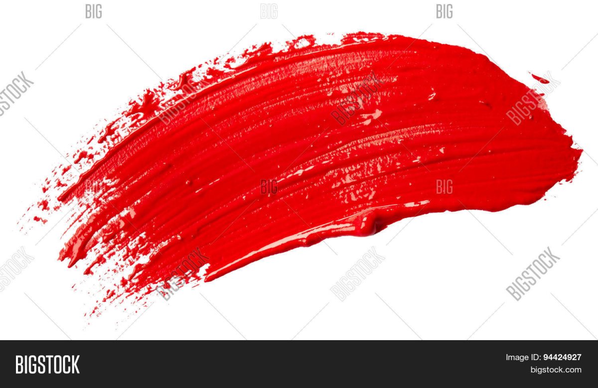 Красный мазок