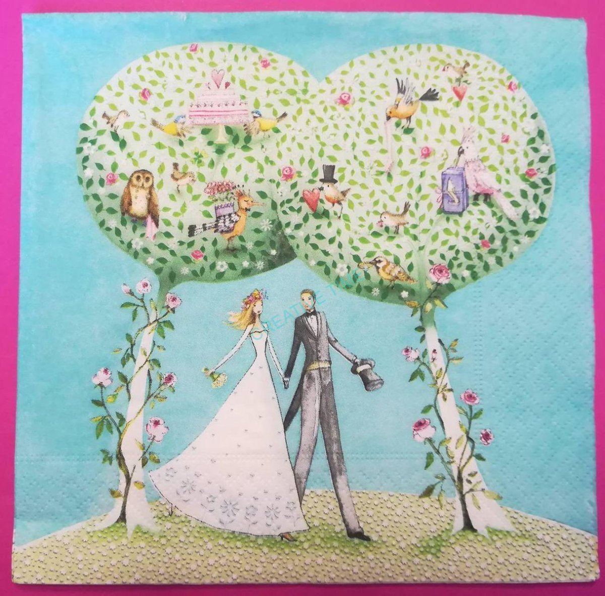 Макет для магнита на свадьбу