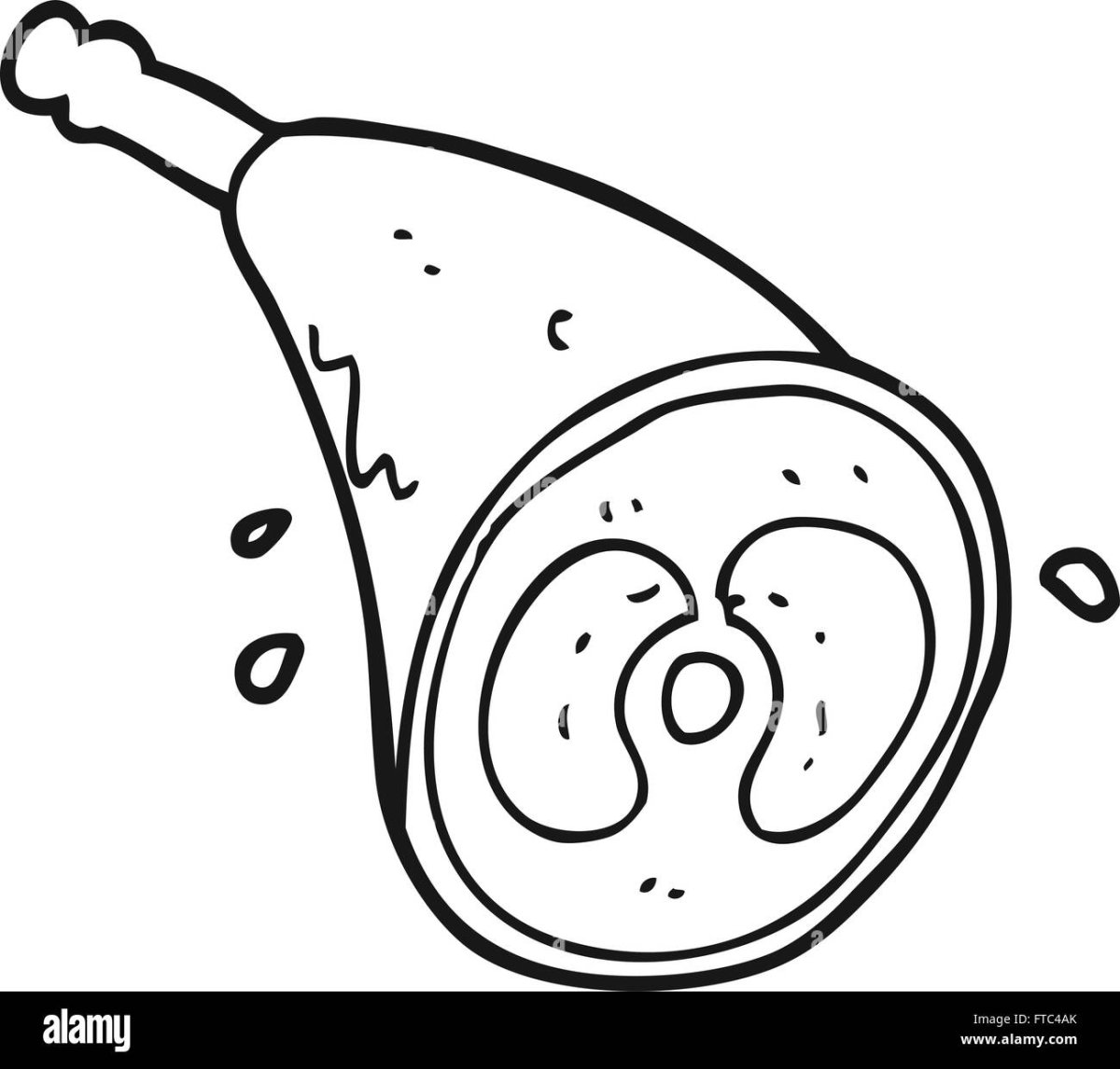 Мясо раскраска