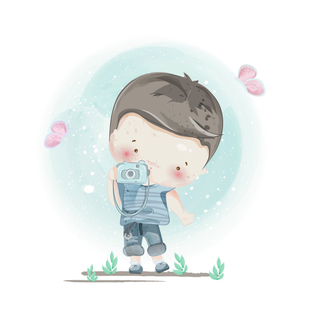 БТС арт Чиби Чонгук