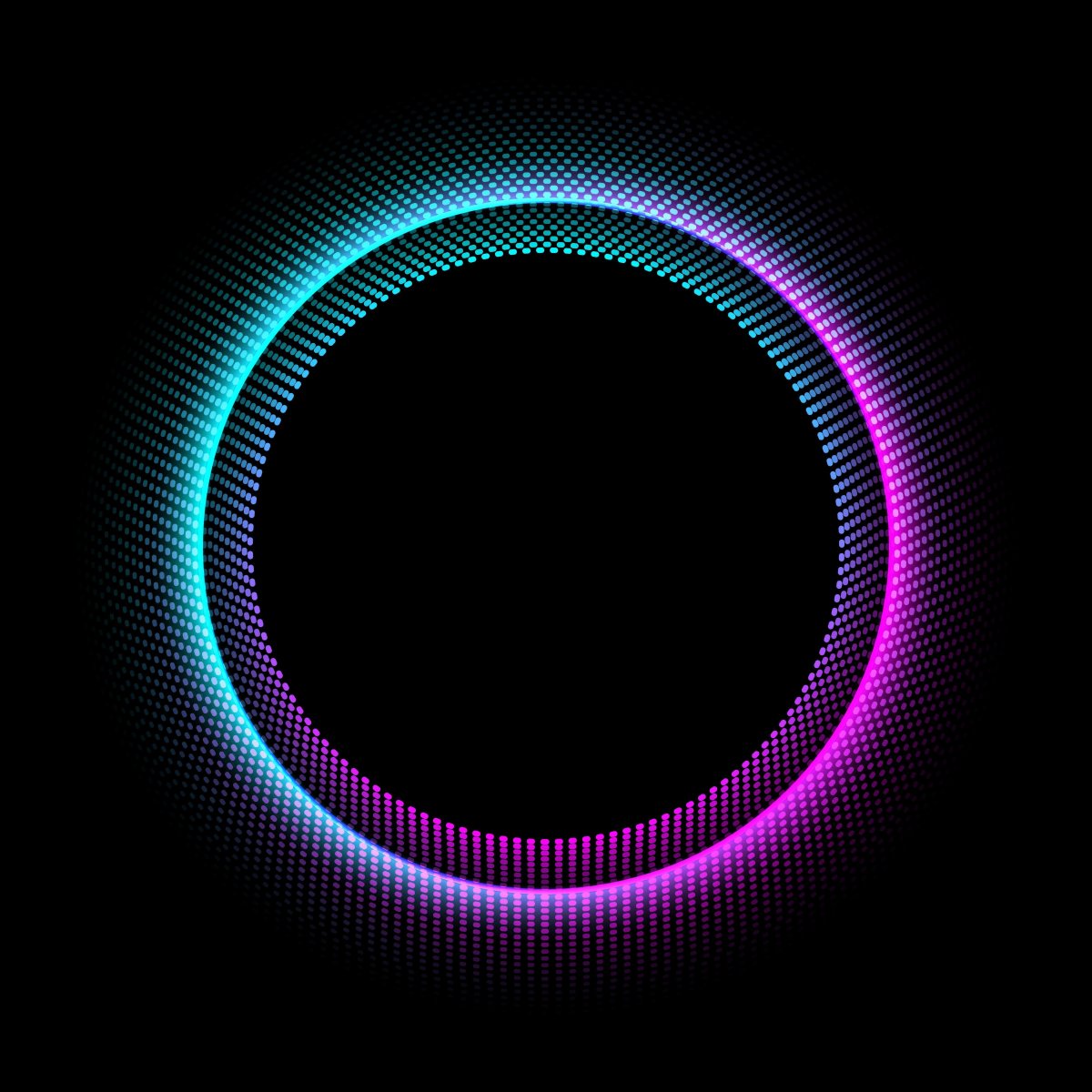 Неоновый круг