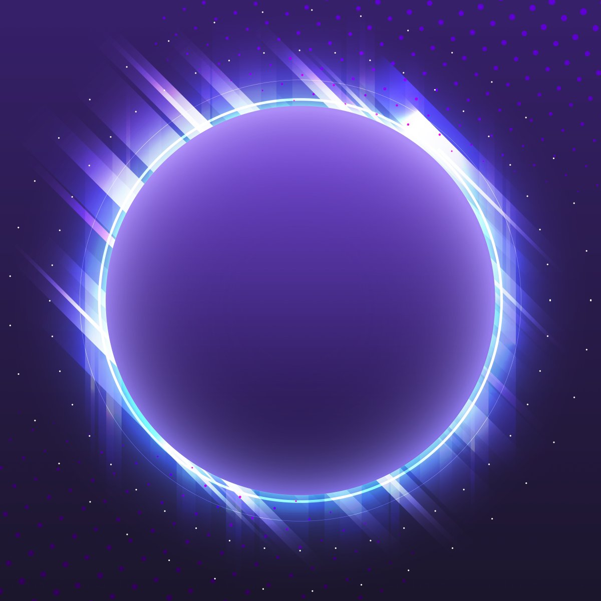 Неоновый круг