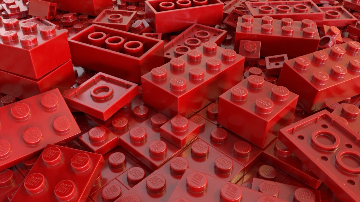 Конструктор пластмассовый лего