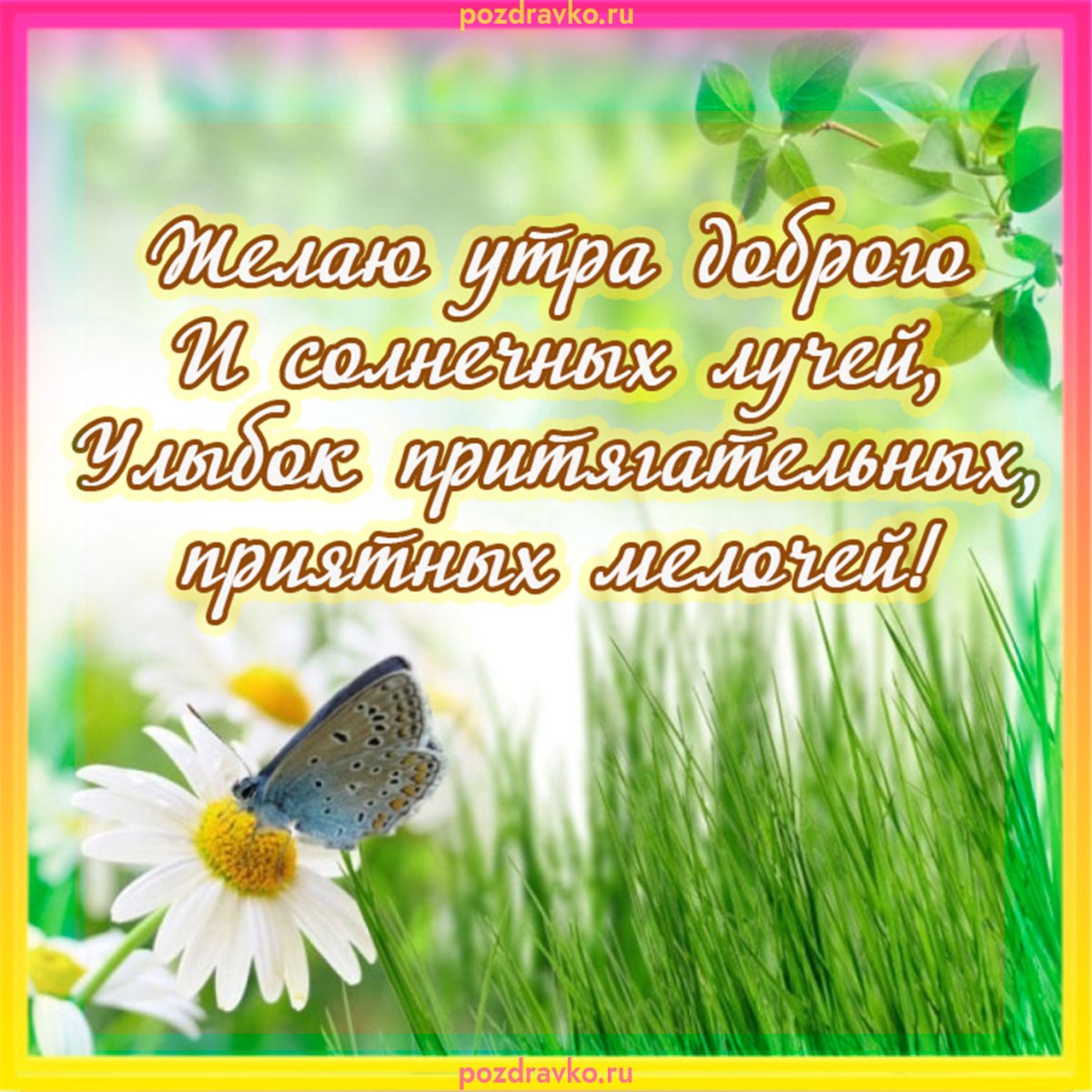 Доброе утро и отличного настроения