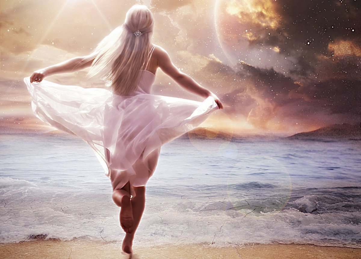 Нежная девушка