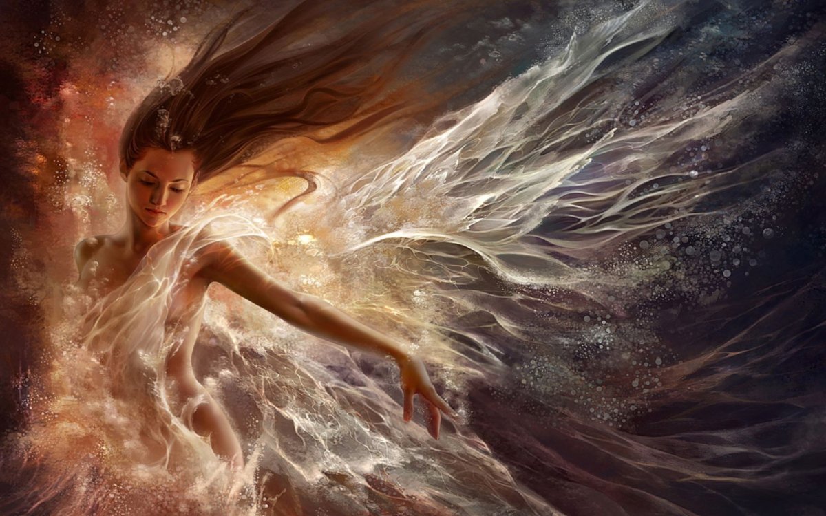 Женщина стихия вода