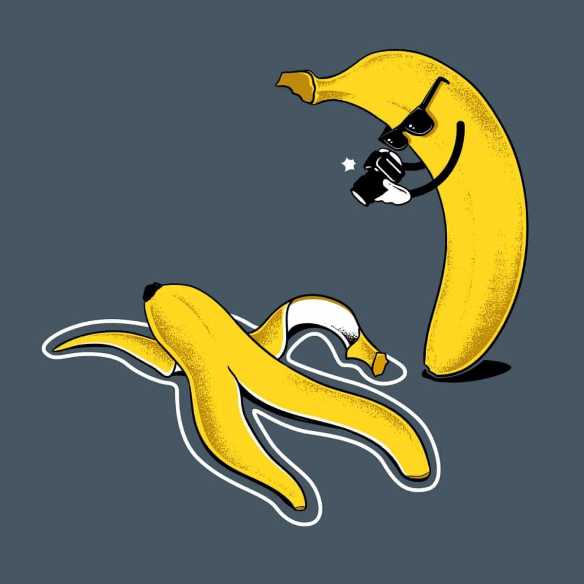 Банан арт смешной