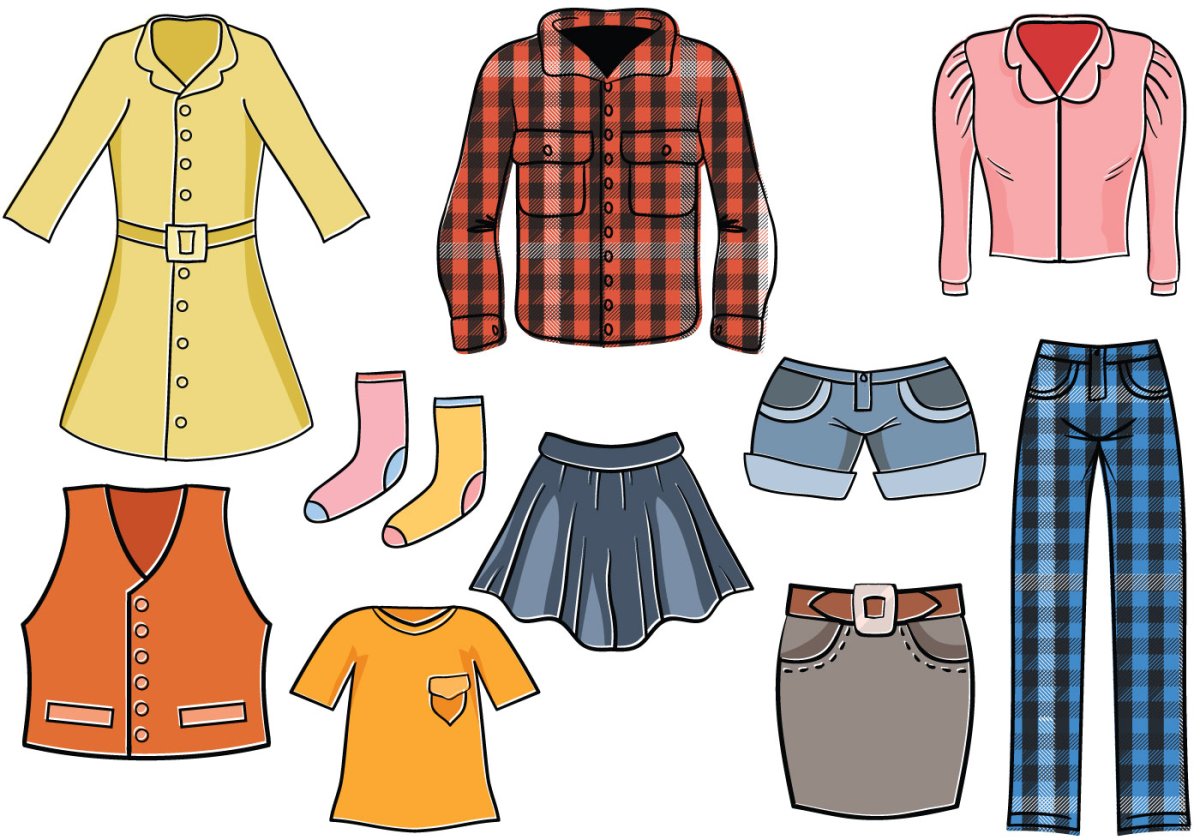 Предметы одежды для детей