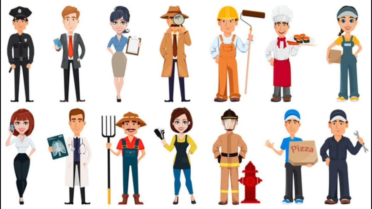 Человечки разных профессий
