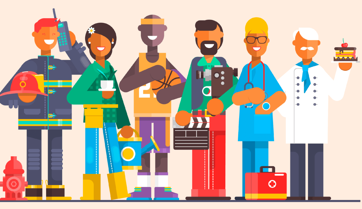 Женщины в профессии фон