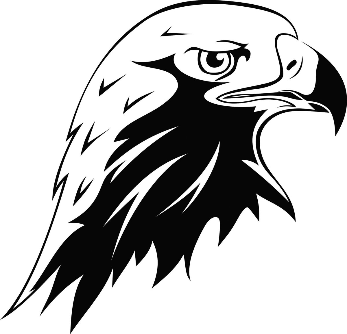 Рисую цветными карандашами Орел