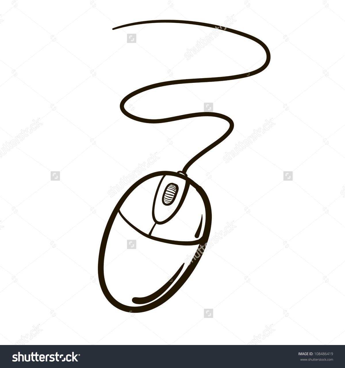 Компьютерная мышь без фона