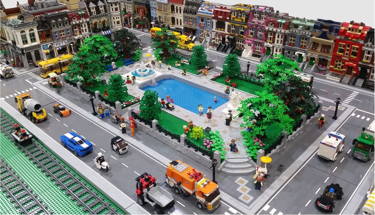 Город LEGO City город LEGO City