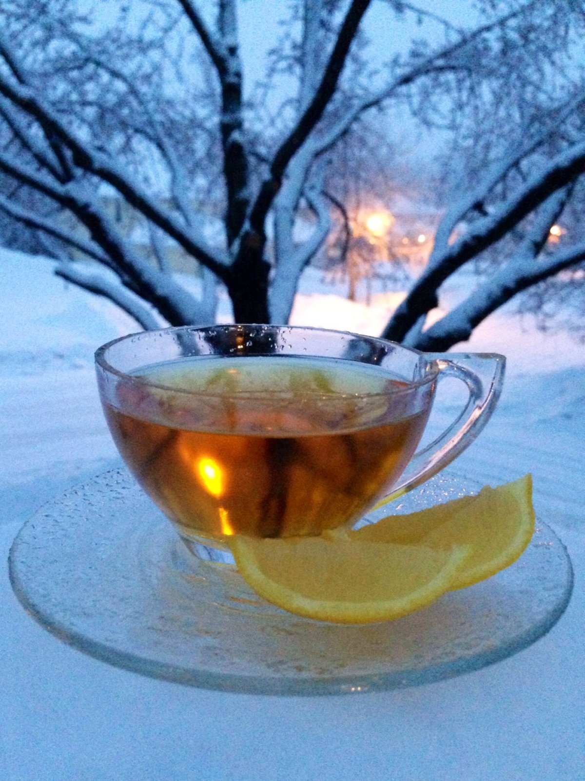 Зимний Солнечный пейзаж