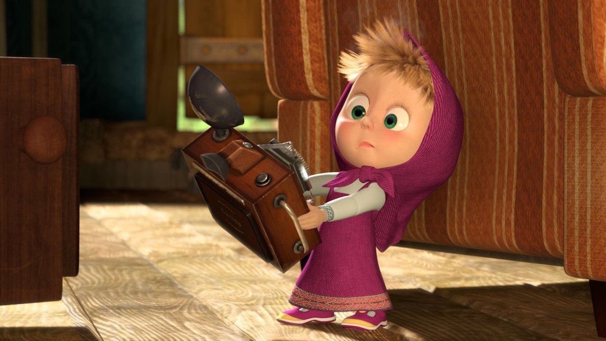 Маша и медведь фотография 9х12