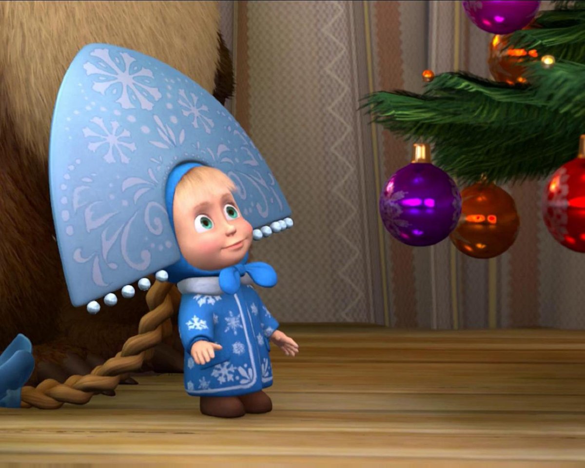 Маша и медведь мультсериал про новый год