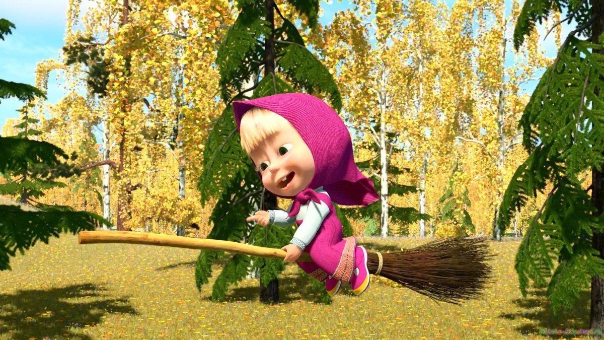Маша и медведь новая метла 31