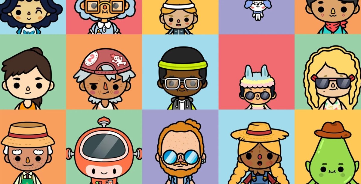 Персонажи из toca boca