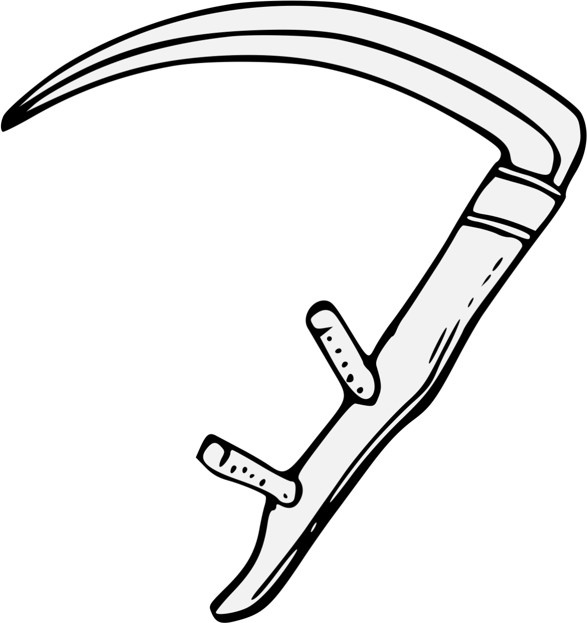 Коса инструмент рисунок