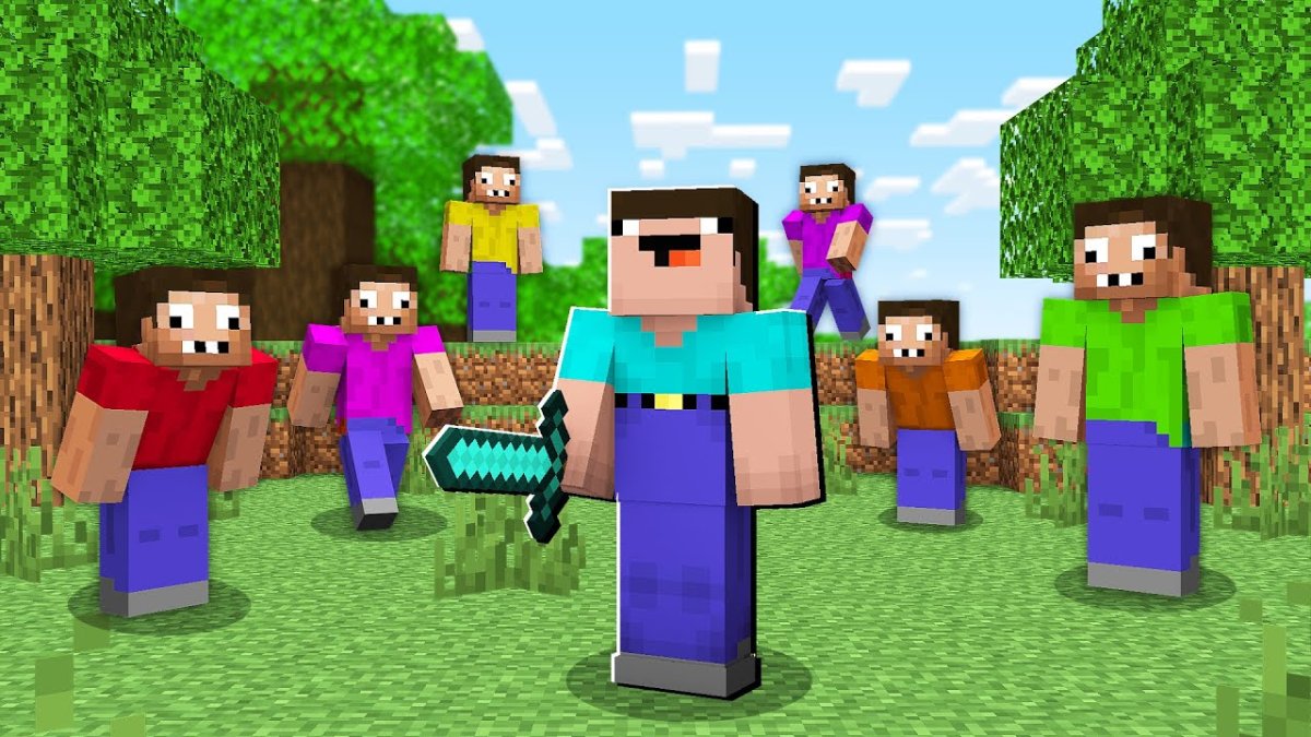 НУБИК И профессионал ПРЯТКИ