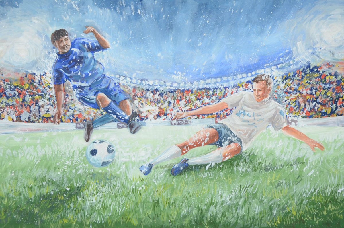 Картины на тему футбола