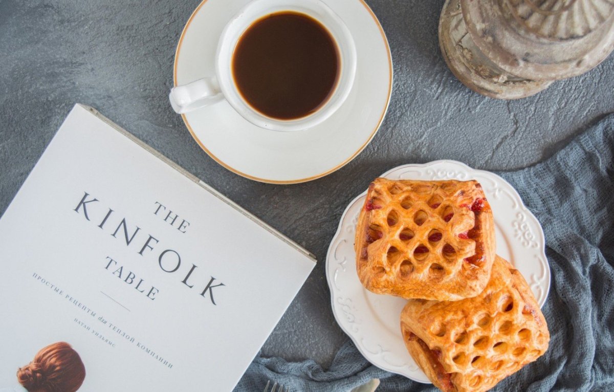 Кофе книга выпечка